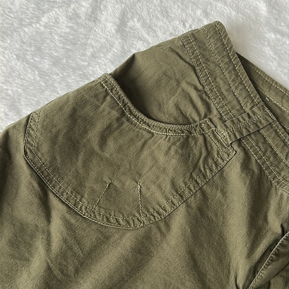 KUHL Women Kontra 6" Inseam Pockets Stretch UPF 50 Outdoor Hiking Shorts 8 Green - Picture 7 of 10